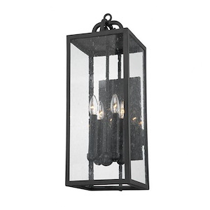 Caiden - 4 Light Outdoor Wall Sconce In Elevated Industrial and Transitional Essentials Style-25.25 Inches Tall and 8 Inches Wide - 1099527