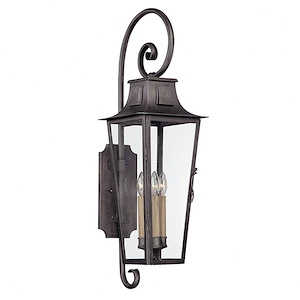 Parisian Square - Four Light Outdoor Wall Lantren - 1297927