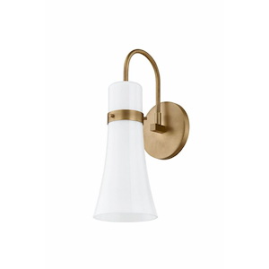 Maple - 1 Light Wall Sconce-13.5 Inches Tall and 4.75 Inches Wide - 1339631