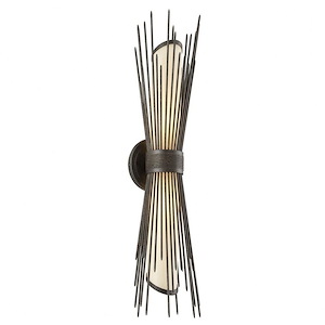 Blink-2 Light Outdoor Large Wall Lantren-8 Inches Wide by 30 Inches High - 515714