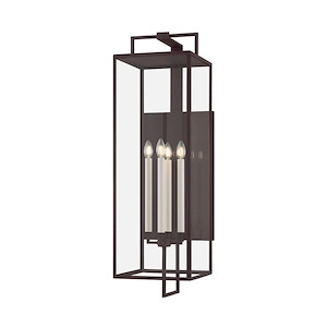 Beckham - 4 Light Outdoor Wall Sconce-40 Inch Tall and 11.75 Inch Wide - 1364206