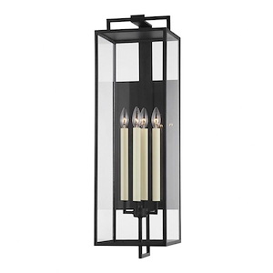 Beckham - 4 Light Wall Sconce-34 Inches Tall and 10 Inches Wide - 1279576
