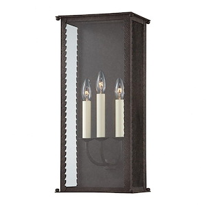 Zuma - 3 Light Outdoor Wall Mount In Transitional Style-21.25 Inches Tall and 9.5 Inches Wide - 1099635