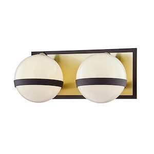 Ace-2 Light Bath Vanity in Modern Style-12.5 Inches Wide by 5.5 Inches High - 964905