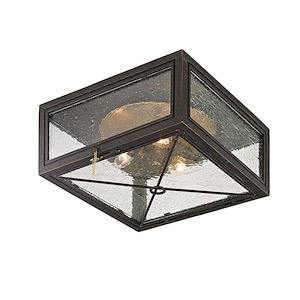Randolph - Three Light Outdoor Flush Mount - 722636