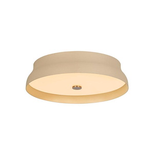 Shore - 15W 1 LED Flush Mount-4 Inch Tall and 16 Inch Wide - 1395076