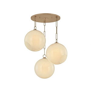 Bramble - 3 Light Chandelier-14.25 Inch Tall and 26 Inch Wide - 1373845