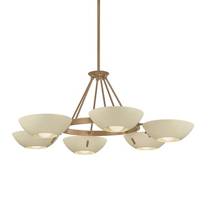Alturas - 6 Light Chandelier-15.75 Inch Tall and 40.5 Inch Wide - 1395197