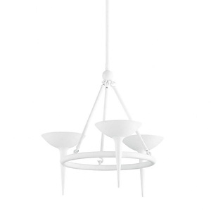 Cecilia - 3 Light Chandelier In Modern Style-23.5 Inches Tall and 25 Inches Wide - 1107481