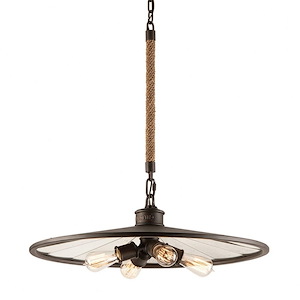 Brooklyn - Four Light Medium Pendant - 313999