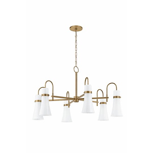 Maple - 6 Light Chandelier-21.5 Inches Tall and 38 Inches Wide - 1339655