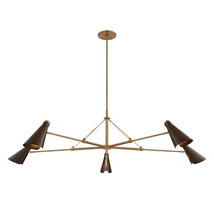 Andersen - 5 Light Chandelier-21 Inch Tall and 69.25 Inch Wide - 1364246