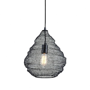 Wabi Sabi-1 Light Pendant-14 Inches Wide by 14 Inches High - 756824