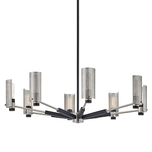 Pilsen-8 Light Chandelier-40 Inches Wide by 15.25 Inches High - 1347675
