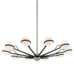 Ace-10 Light Large Chandelier-50 Inches Wide by 10.25 Inches High - 886564