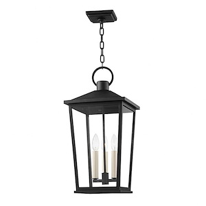 Soren - 3 Light Outdoor Pendant In Transitional Style-23.5 Inches Tall and 11 Inches Wide - 1099609