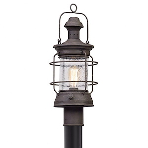 Atkins-1 Light Outdoor Medium Post Lantern-8 Inches Wide by 21 Inches High - 1294296