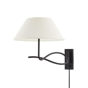 Fillea - 2 Light Plug-in Wall Sconce-15 Inches Tall and 15.75 Inches Wide - 1279827