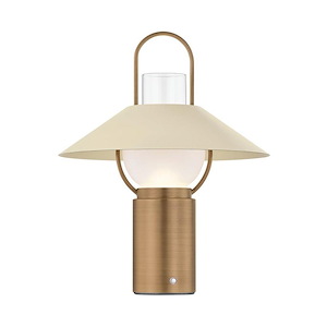 Kindle - 3W 1 LED Rechargeable Table Lamp-14.5 Inch Tall and 11.75 Inch Wide - 1387557