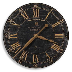 Bond Street - 18 inch Wall Clock - 18 inches wide by 2 inches deep - 338277