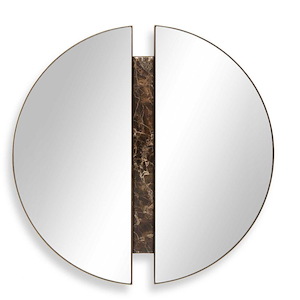 Hanover - Round Mirror-23.88 Inch Tall and 23.88 Inch Wide - 1430249
