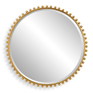 Taza  - Round Mirror-32 Inches Tall and 32 Inches Wide - 1219436