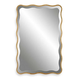 Aneta - Scalloped Mirror-36 Inches Tall and 24 Inches Wide - 1309156