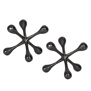 Harlan - 6.5 inch Object (Set of 2) - 6.5 inches wide by 6.5 inches deep - 920780