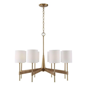 Lautoka - 8 Light Chandelier-26 Inches Tall and 32 Inches Wide - 1309189
