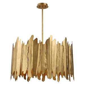 Golden - 8 Light Pendant-18 Inches Tall and 28 Inches Wide - 1276410