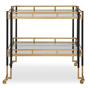 Kentmore - Bar Cart In Modern Style-32 Inches Tall and 32.88 Inches Wide - 1309233