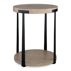 Palisade - Round Side Table-24 Inches Tall and 19 Inches Wide - 1365039