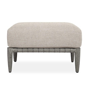 Borneo - Outdoor Ottoman-17.75 Inch Tall and 26 Inch Wide - 1430349