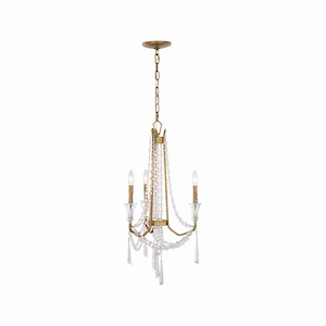 Barcelona - 3 Light Chandelier-32 Inch Tall and 17 Inch Wide - 1428567