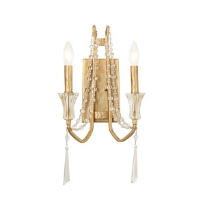 Barcelona - 2 Light Wall Sconce-17 Inch Tall and 12 Inch Wide - 1428578