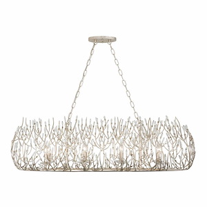 Bask - Eight Light Linear Pendant - 523373