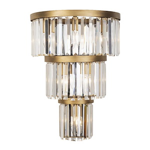 Social Club - 6 Light Wall Sconce-21 Inch Tall and 15 Inch Wide - 1375202