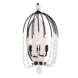 Voliere - 2 Light Wall Sconce In Coastal Style-23.5 Inches Tall and 12 Inches Wide - 1270727