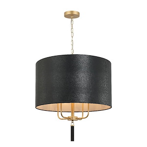 Secret Agent - 4 Light Pendant In Industrial Style-27 Inches Tall and 24 Inches Wide - 1270742