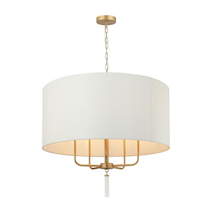 Secret Agent - 5 Light Pendant In Industrial Style-28 Inches Tall and 30 Inches Wide - 1270743