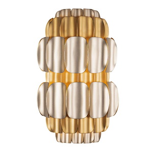 Swoon - 2 Light Wall Sconce In Modern Style-16 Inches Tall and 10 Inches Wide - 1286703