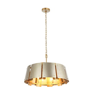 Peep Show - 5 Light Pendant-17 Inch Tall and 24 Inch Wide - 1375211