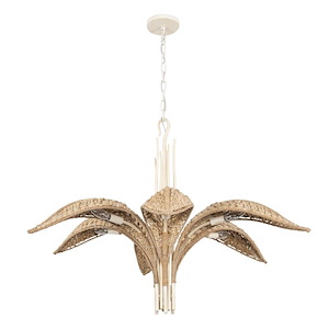 Century Palm - 6 Light Chandelier-28.25 Inch Tall and 38 Inch Wide - 1375214