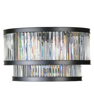 Double Take - 2 Light Wall Sconce-11.75 Inch Tall and 10.25 Inch Wide - 1375261