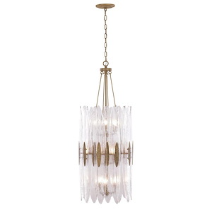Aurora - 9 Light Pendant-46.5 Inch Tall and 18 Inch Wide - 1428630
