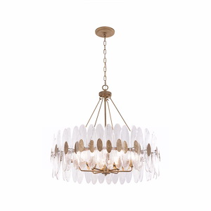 Aurora - 8 Light Pendant-28.25 Inch Tall and 32 Inch Wide - 1428631