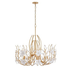 Petal Court - 9 Light Pendant-33 Inch Tall and 36 Inch Wide - 1428637