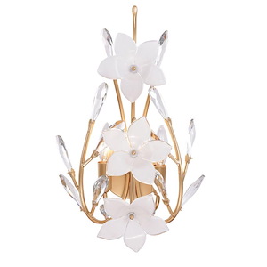 Petal Court - 2 Light Wall Sconce-17.5 Inch Tall and 11.5 Inch Wide - 1428638