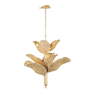 Banana Leaf - 9 Light 3-Tier Chandelier - 1001477