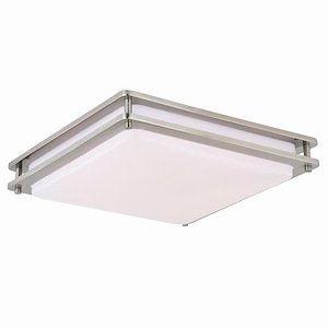 Horizon 1-Light Flush Mount in Mission and Dome Style 3.5 Inches Tall and 16 Inches Wide - 1073808